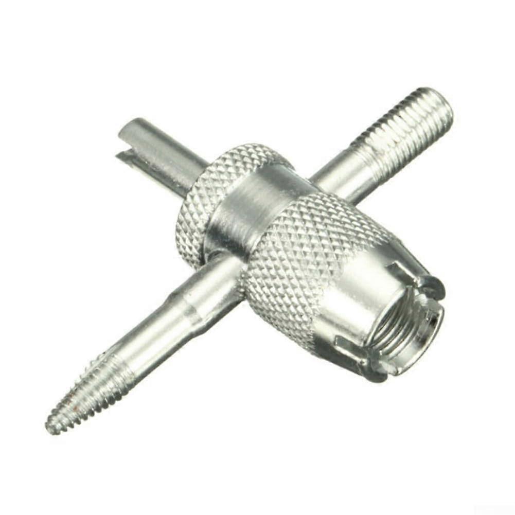 Tire Valve Kit With Remover And Core Tools, Stainless Steel, Valve Stem Remover, Valve Core Tool Set, Universal Fit