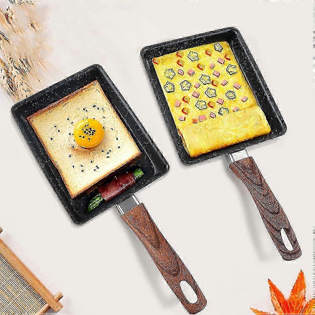 1pc Tamagoyaki Pan Square Non-stick Omelette Egg Cooking Pan Kitchen Tool-FCY