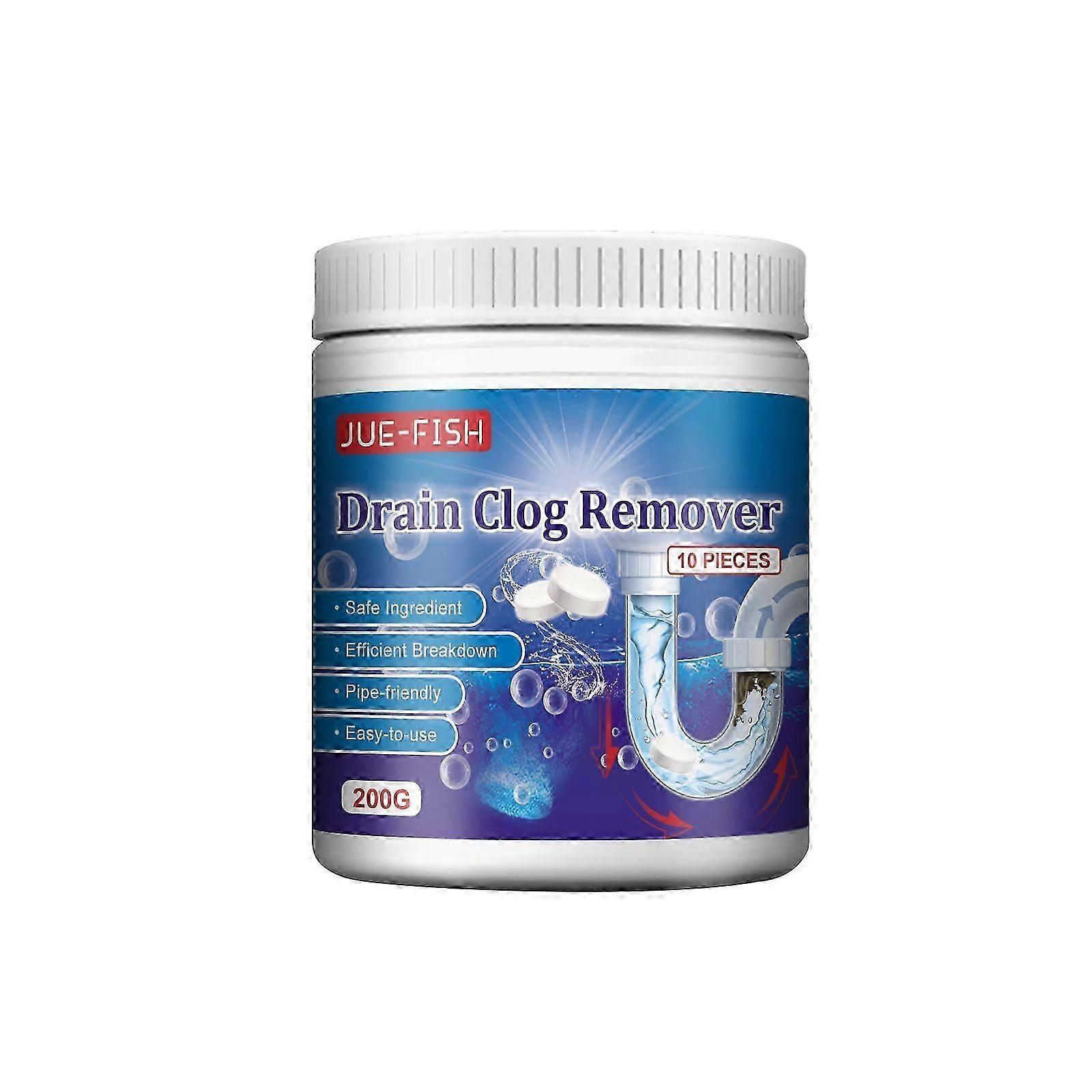 Pipe Cleaning Tablets - Powerful Deodorizing & Decontaminating Effervescent Tablets for Kitchen & Bathroom Clogs