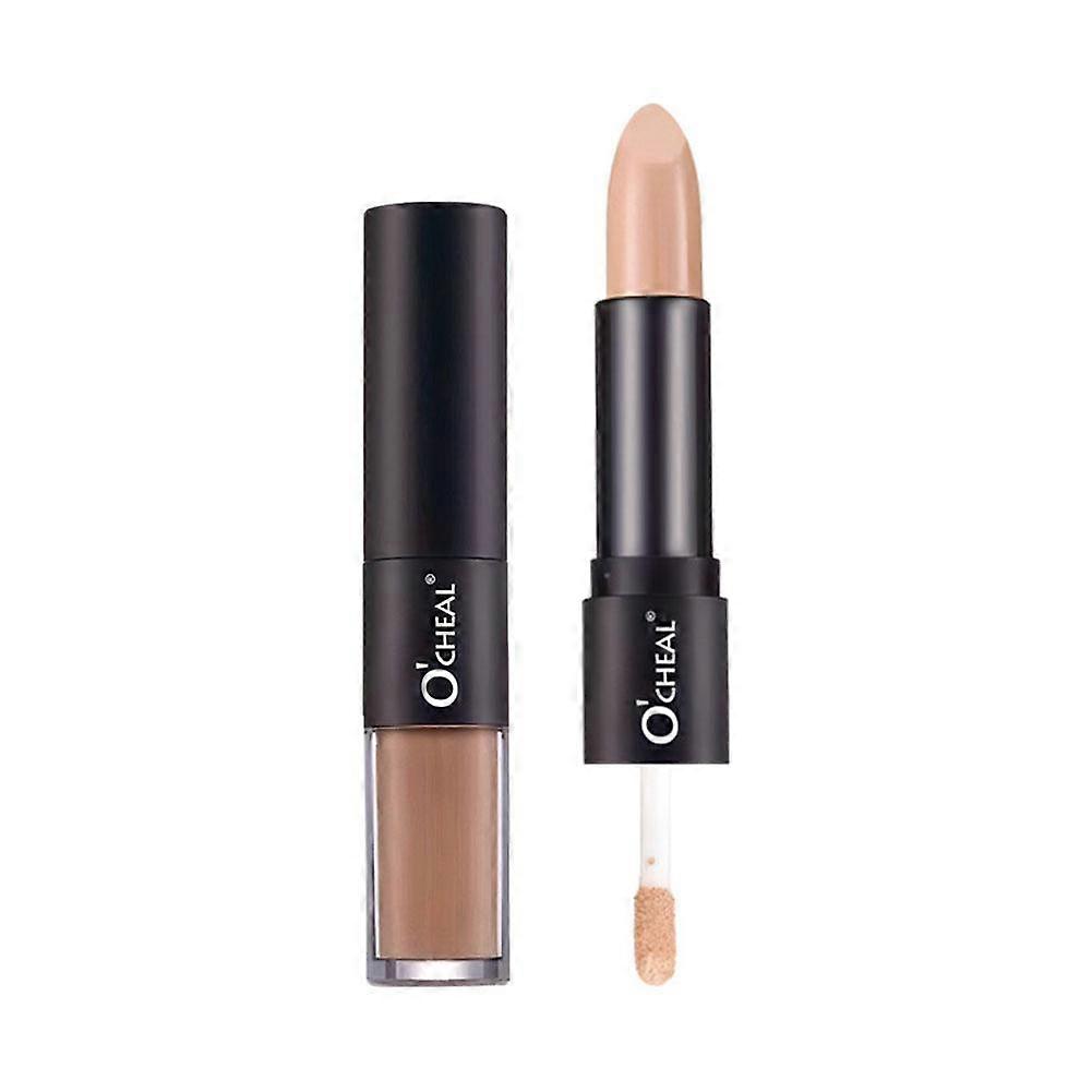 Dual-Ended Contouring Stick 3D Define Waterproof Concealer Brightening Non-Fade Easy Carry