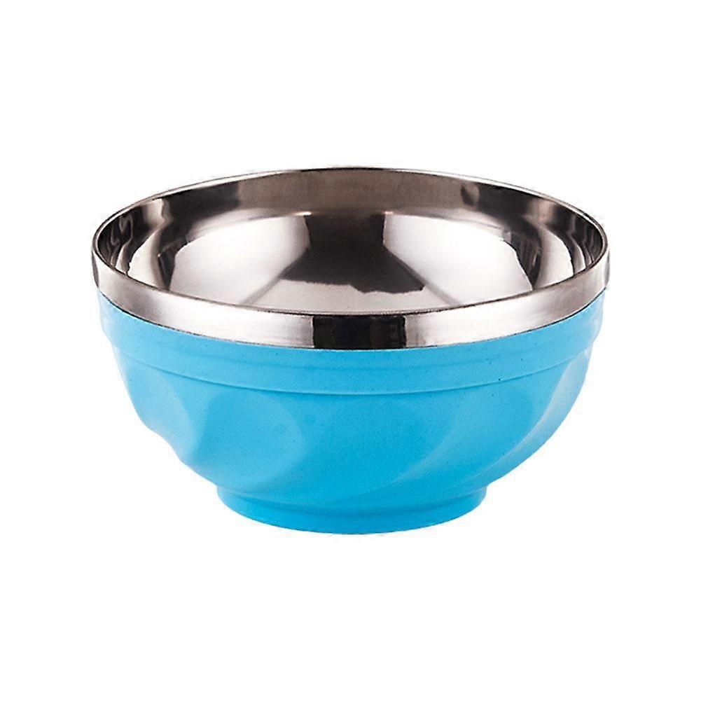 Double Layer Stainless Steel Bowl Large Capacity Temperature Control For Salads Soups Snacks Ice Cream Colorful Kitchen Dining Set