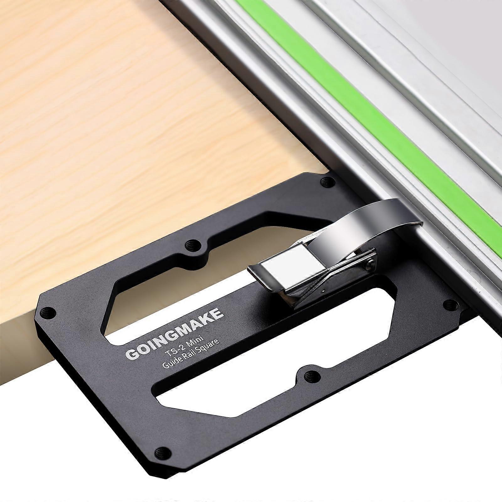 Compact Guide Rail with Edge Support, Rail Saw Angle, Square Guide, 90 Degree Right Angle Guide