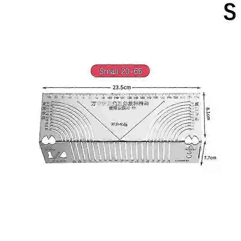 1PC Precision Angle and Circle Measuring ToolAdjustable Linear Arc Dual Purpose ScribeAssisted Measuring Angle Marking Tool hwy