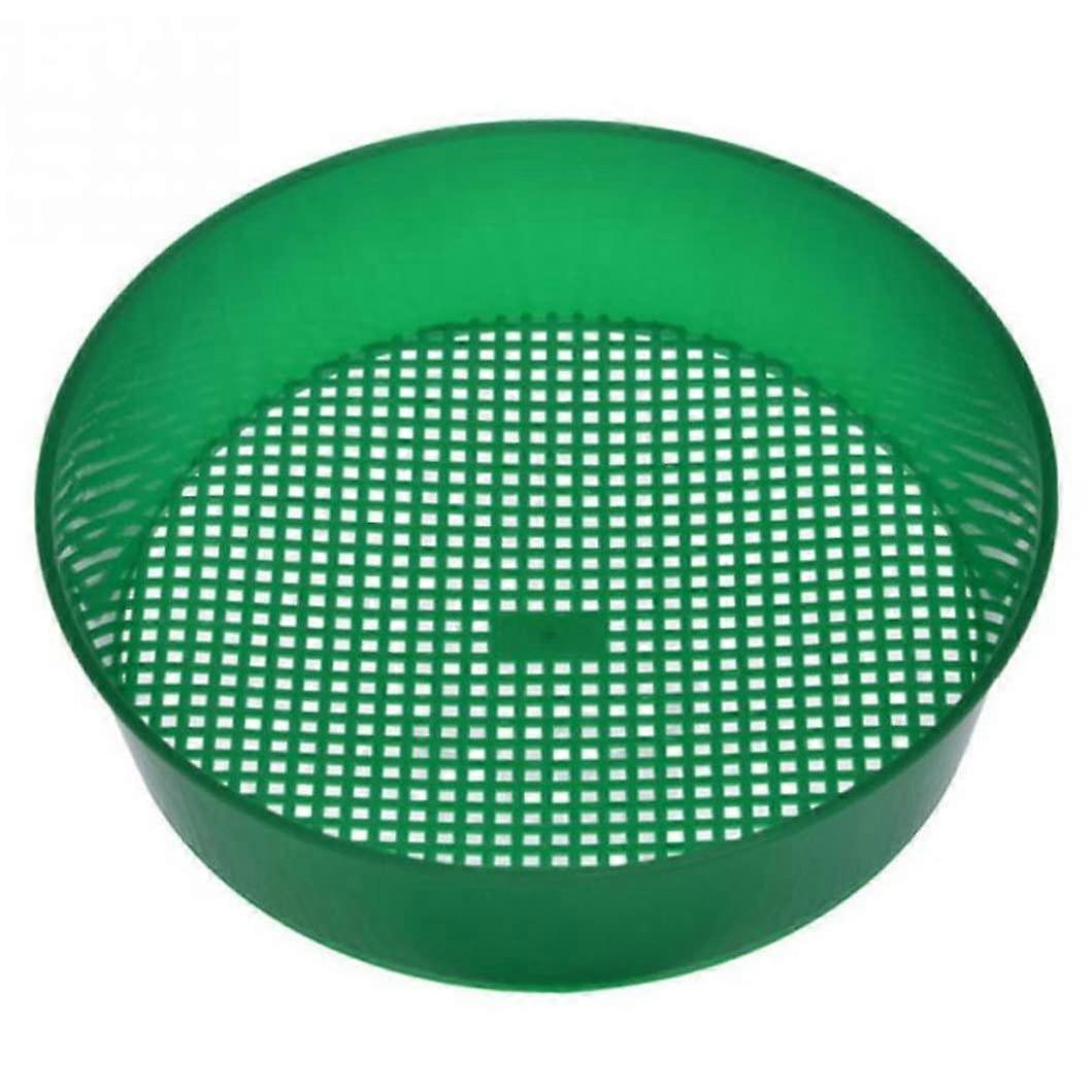 Floor Sieve Net, Plastic Garden Sieve Riddle Mesh Screen, Earth Sifter Tool 12-Inch Size for Soil and Compost