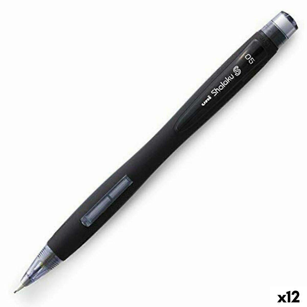 铅笔笔架 Uni-Ball SHALAKU S 黑色 0.5 毫米（12 个）
