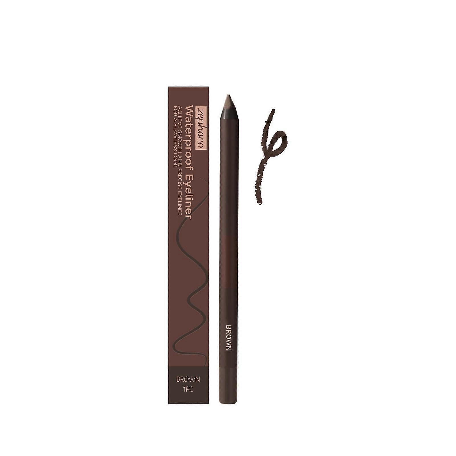Brown Waterproof Eyeliner - Long-lasting, Smudge-proof Eye Makeup