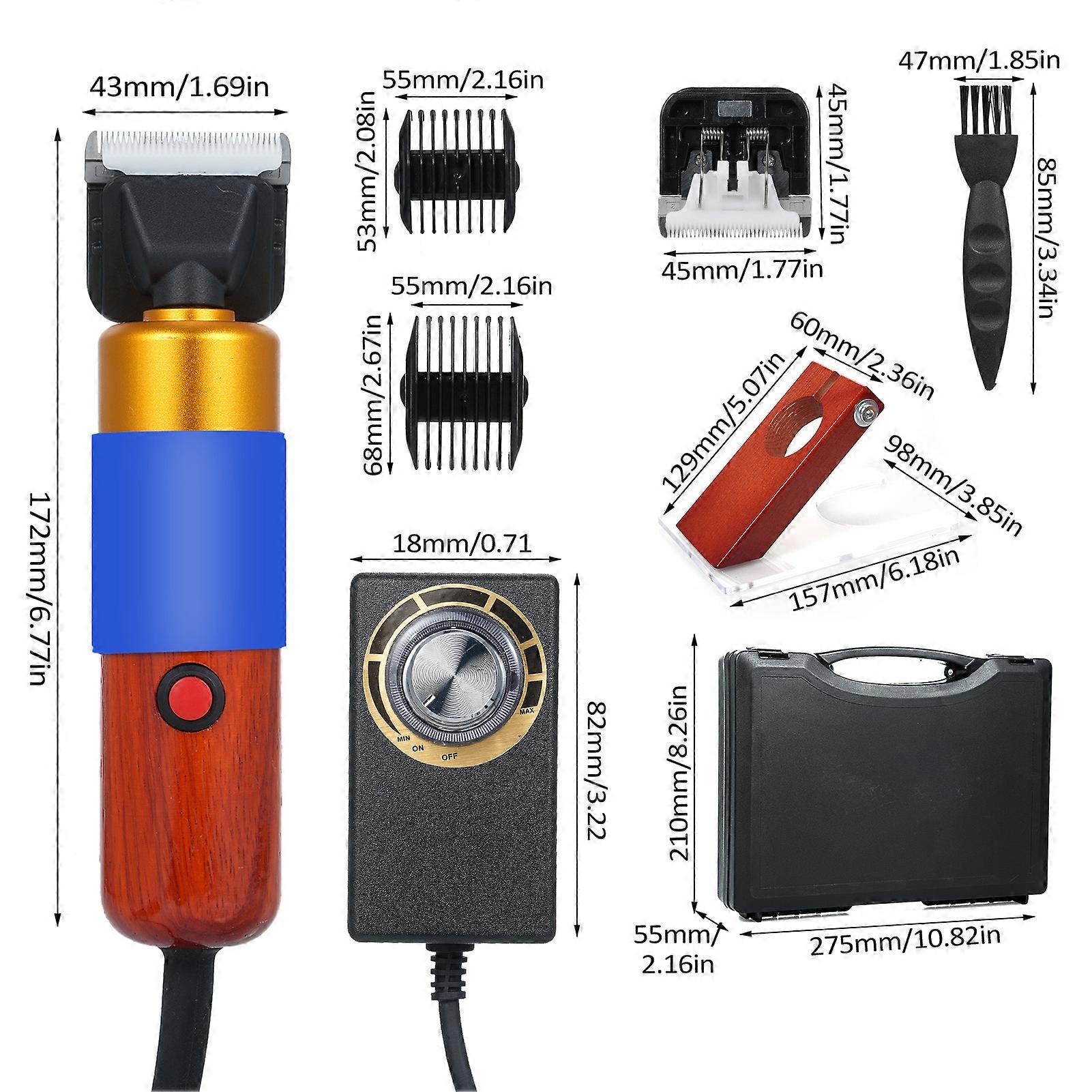 200W Elektro-Teppichschneider-Set mit Scherführung, 172x43mm
