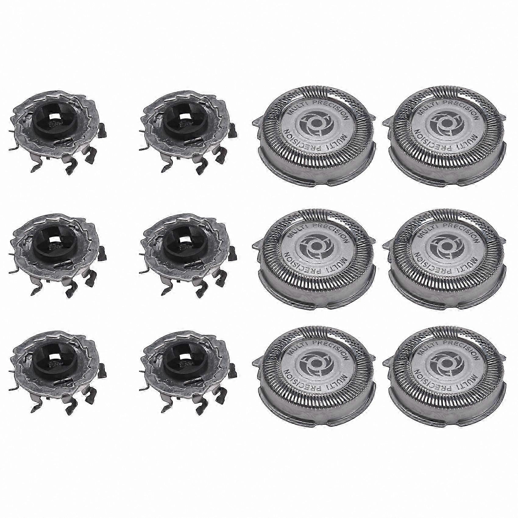 6-Pack Replacement Heads for Series 5000 Shavers, MultiPrecision Blades Compatible with S5000 Models