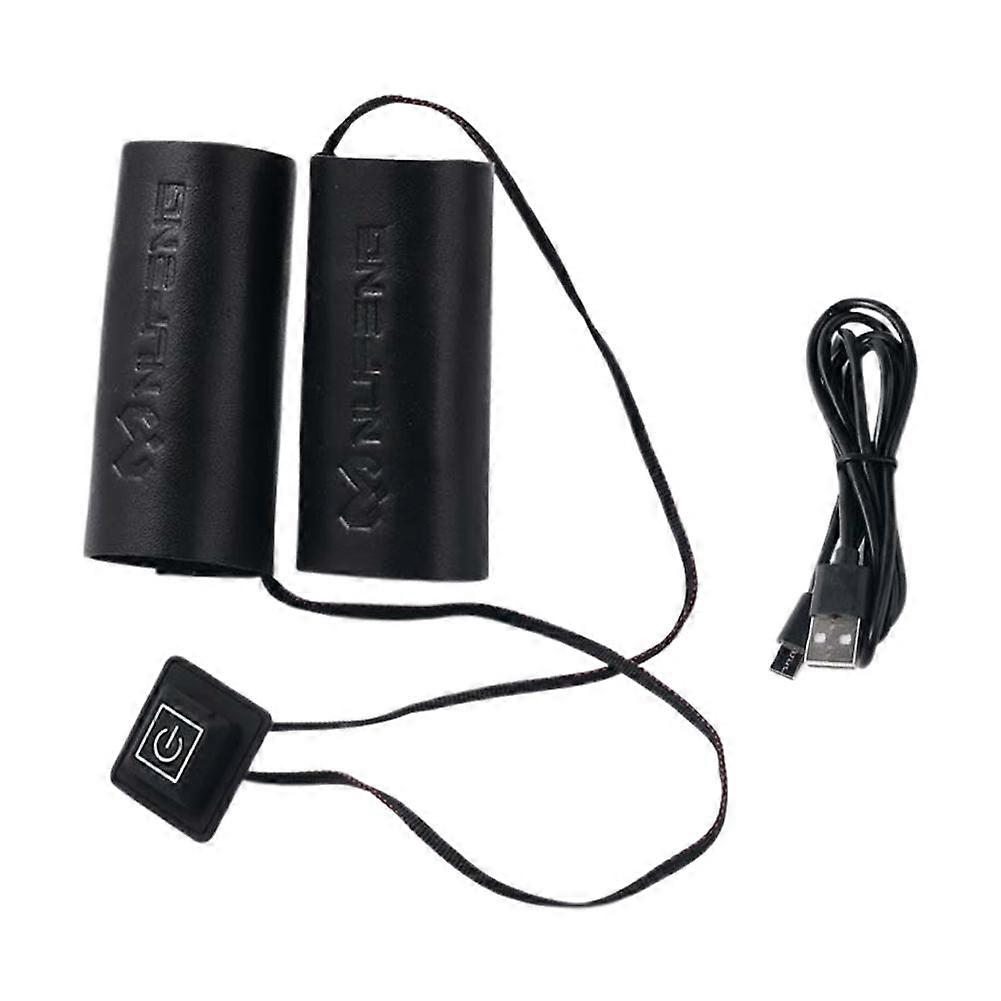 Electric Heated Motorcycle Handlebar Grips with Cowhide Leather, Waterproof & Non-Slip Design for Ultimate Comfort