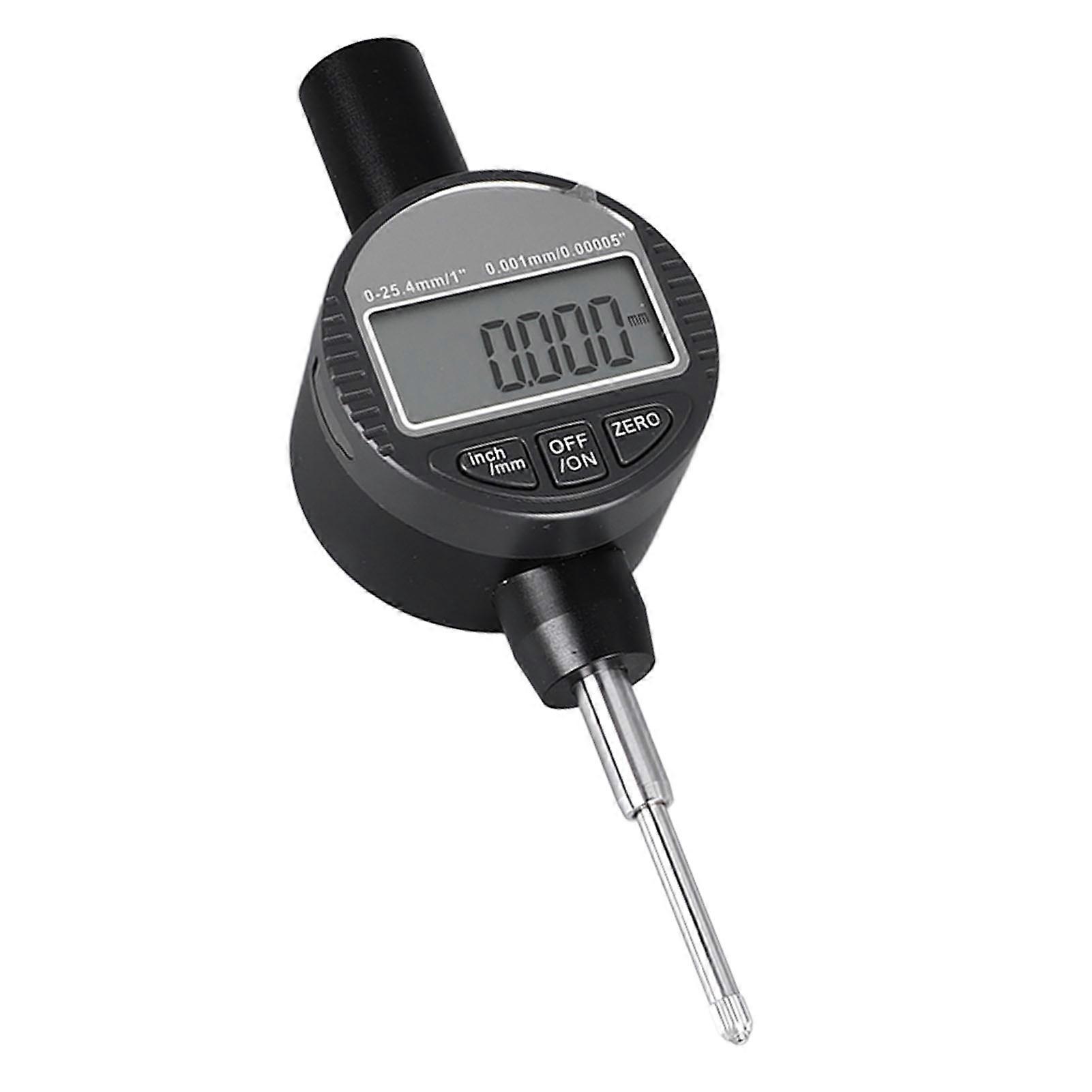 Digital Dial Indicator 3V 0-25.4mm Range 0.001mm Resolution Gauge