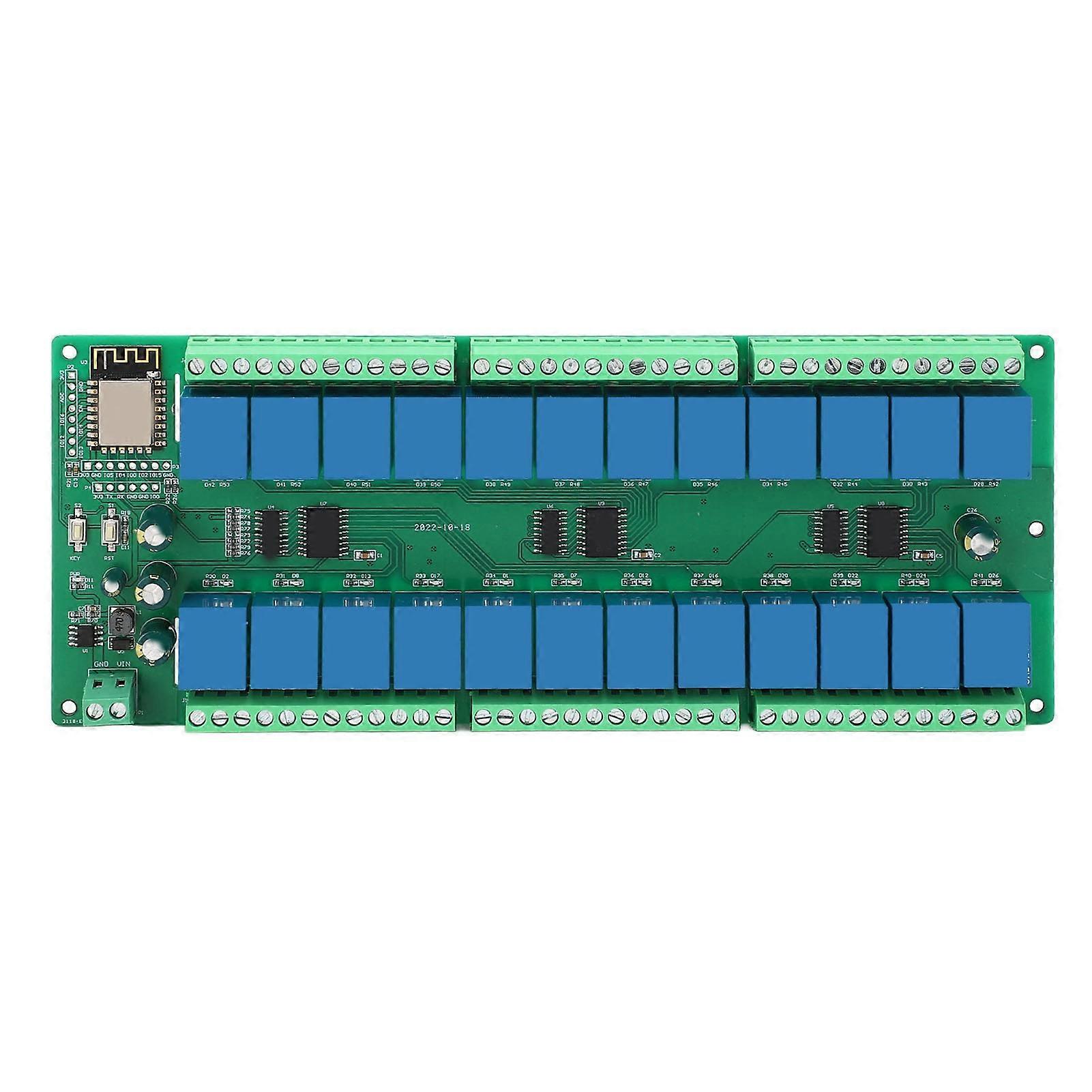24 Channel ESP8266 WiFi Relay Module 10A DC 24V Wireless Control