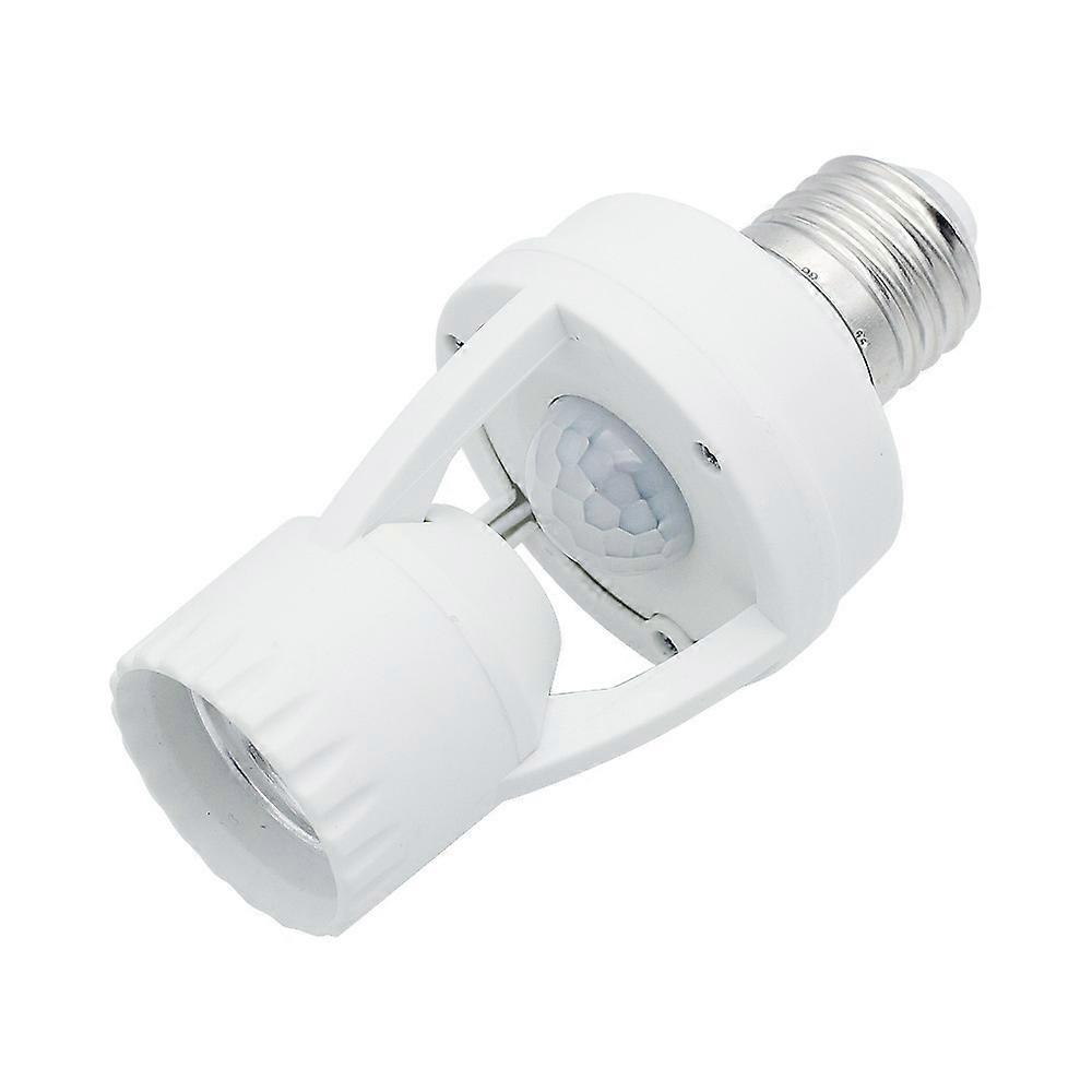 360° PIR Motion Sensor Lamp Holder E27 Motion Sensor Bulb Holder Security Detection E27 Motion Sensor --Lefou