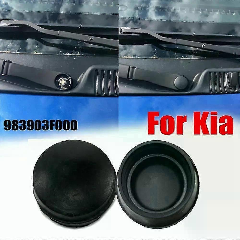 2X Front Windshield Wiper Washer Arm Nut Cover Cap Suitable for Kia Borrego Cadenza Carens Cerato Suitable for te K7 Lotze Magentis Mohave Opirus