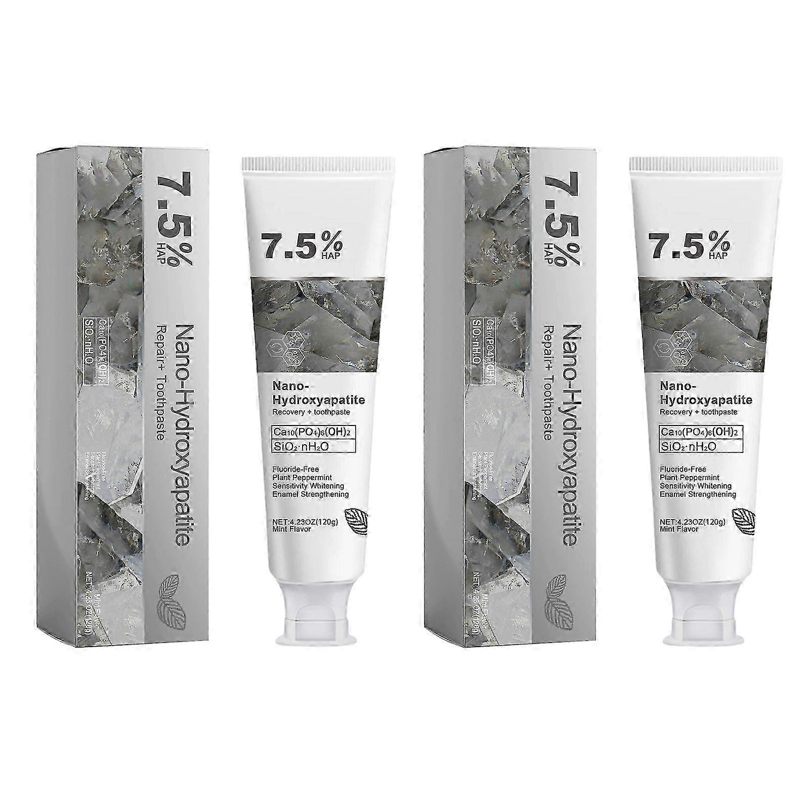 7.5% Nano-Hydroxyapatite Toothpaste Remove Coffee Tea Stains Toothpaste for Hotel Bathroom