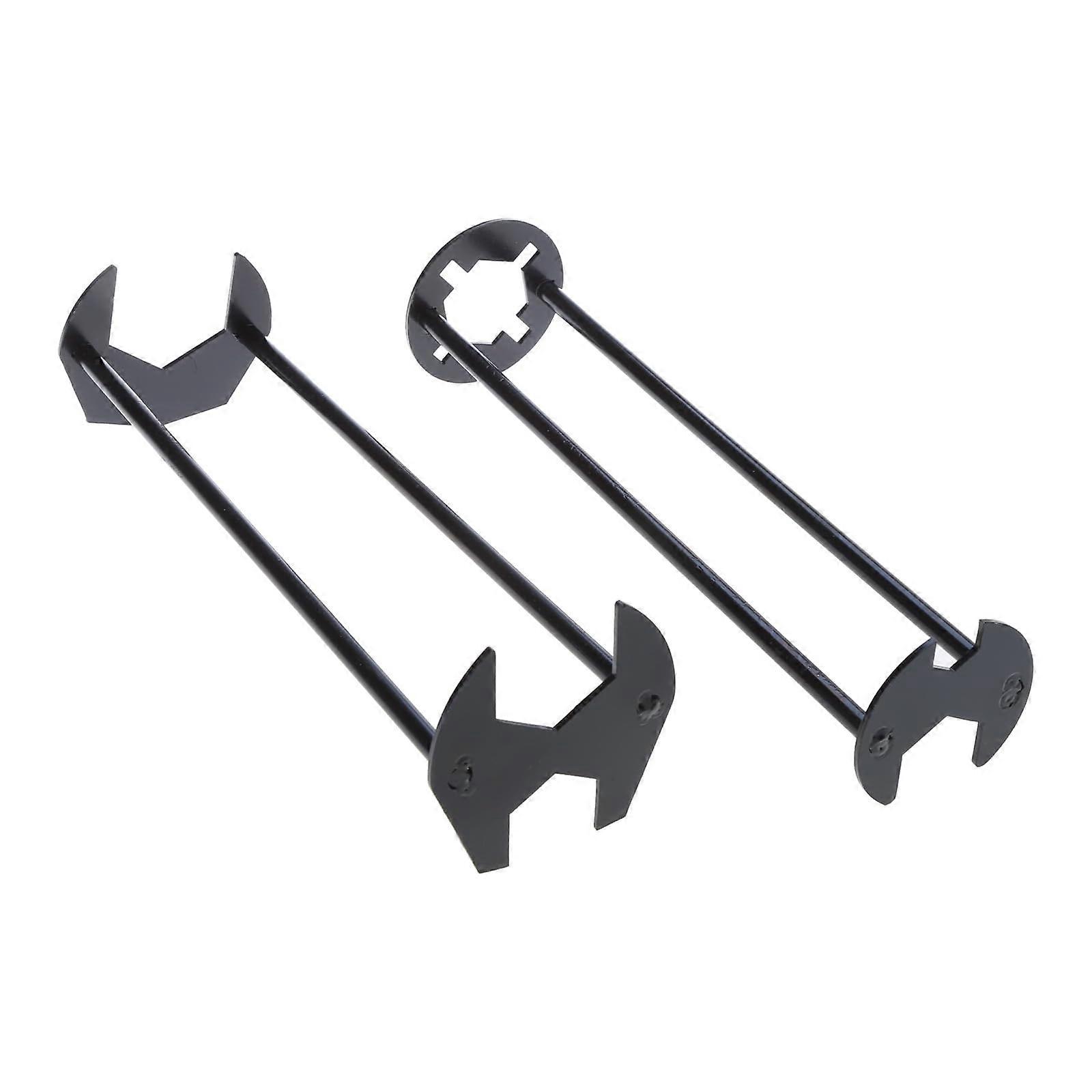 Basin Wrench 2-Piece Set For Under-Sink Installations, Plumbers Wrench, Multifunctional Faucet Wrench, Bathroom