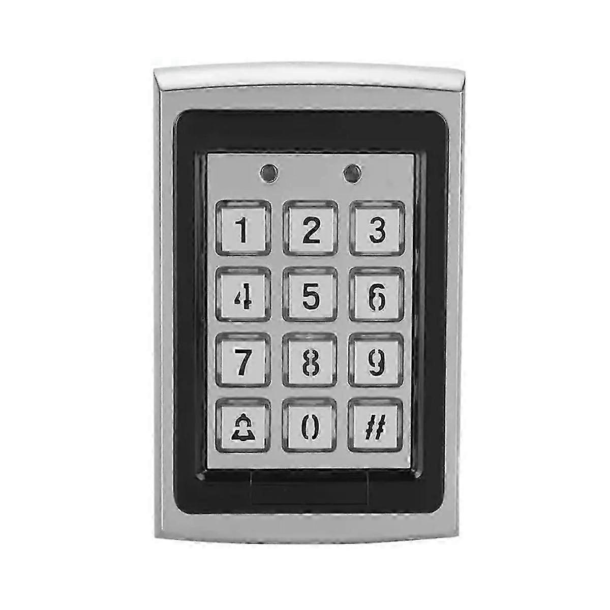 Metal Keypad Reader with LED Backlight for Access Control System & Proximity Cards, Standalone Door User Interface