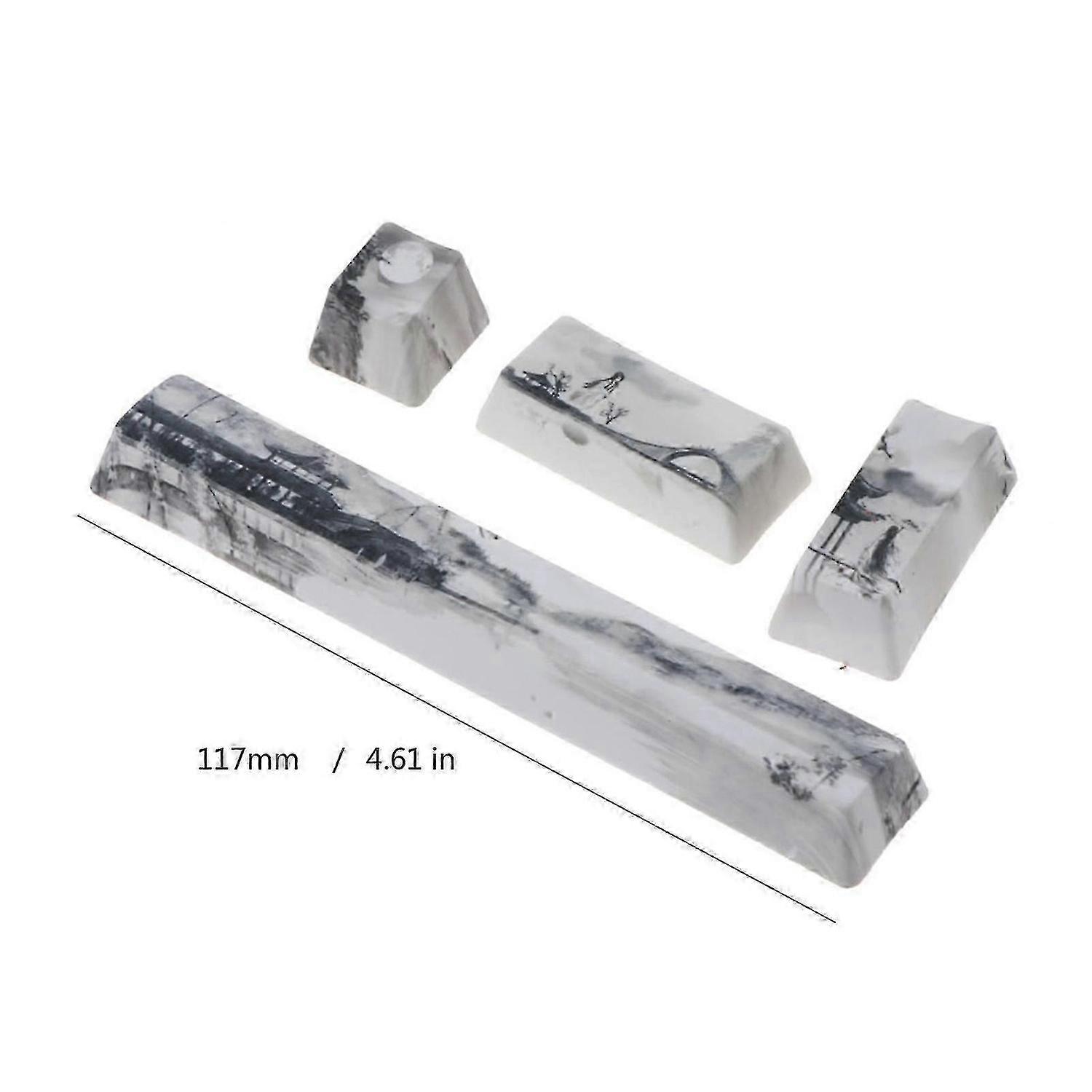 Cherry Profile Keyboard Keycaps Lightweight PBT Five Sides Dye-Subbed Spacebar