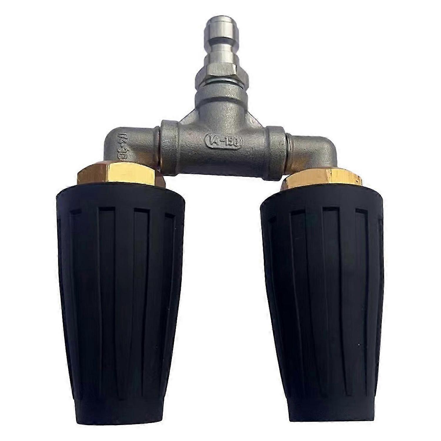 High Pressure Washer Rotating Dual Turbo Nozzle Tip 1/4In,B