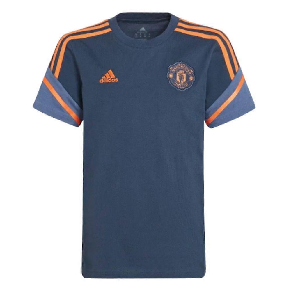 2022-2023 Man Utd Training Tee (Crew Navy) - Kids
