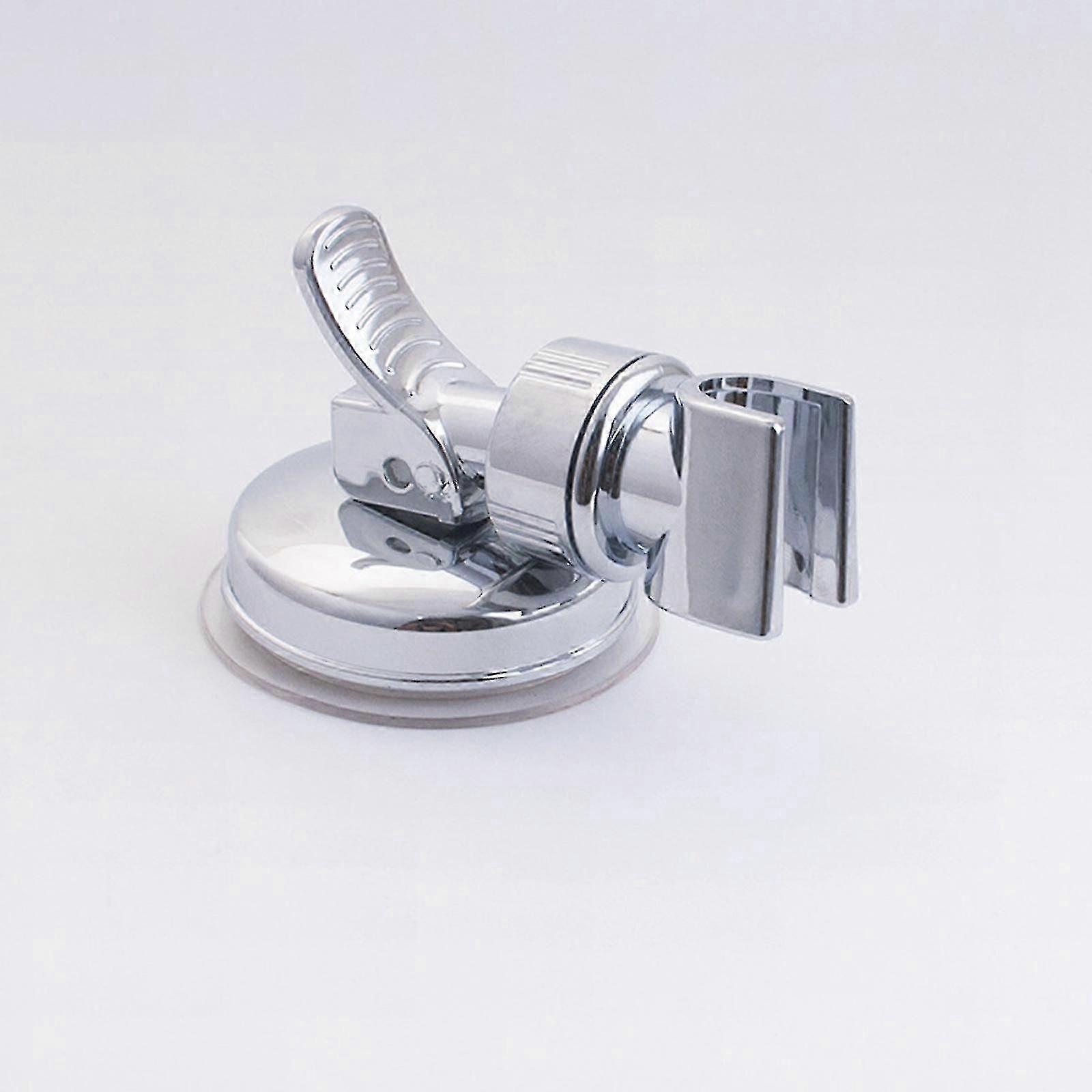 Shower Head Holder Suction Bracket Wall Mount Handset Kit Chrome Bathroom1pcssilver