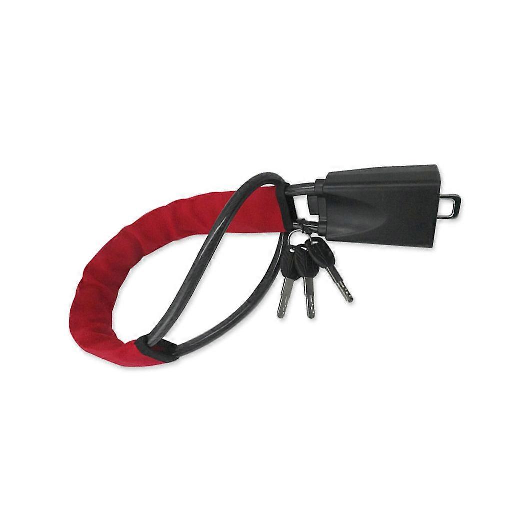 Car Steering Wheel Lock Rope Locks Portable Alarm Anti-Theft Devices Security Locking Safety Snap Buckle with Keys