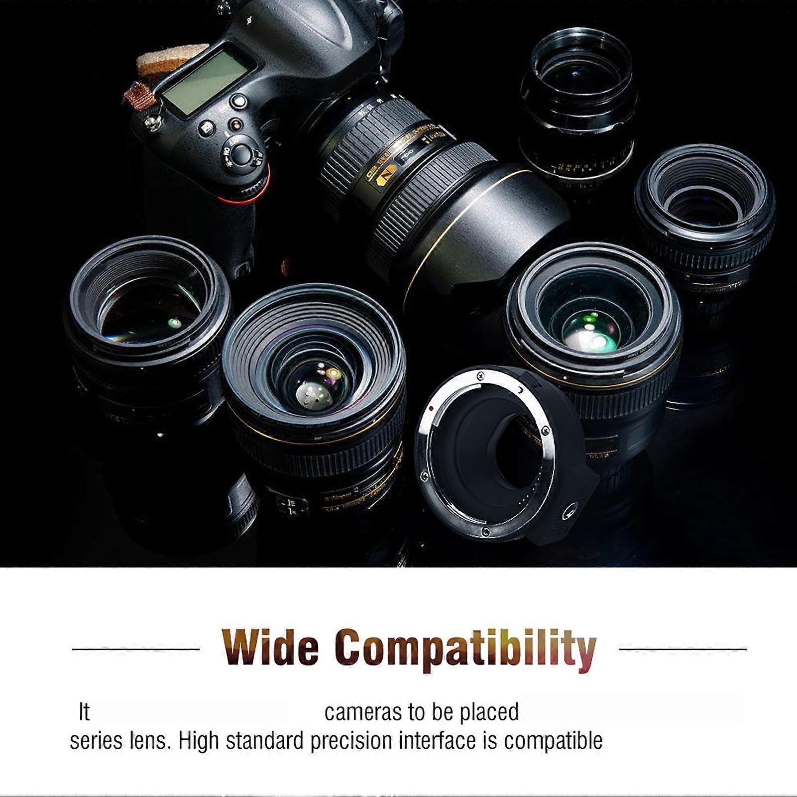 Meike EF S-EOS M Auto Focus Adapter Ring for Canon EOS-M, Black