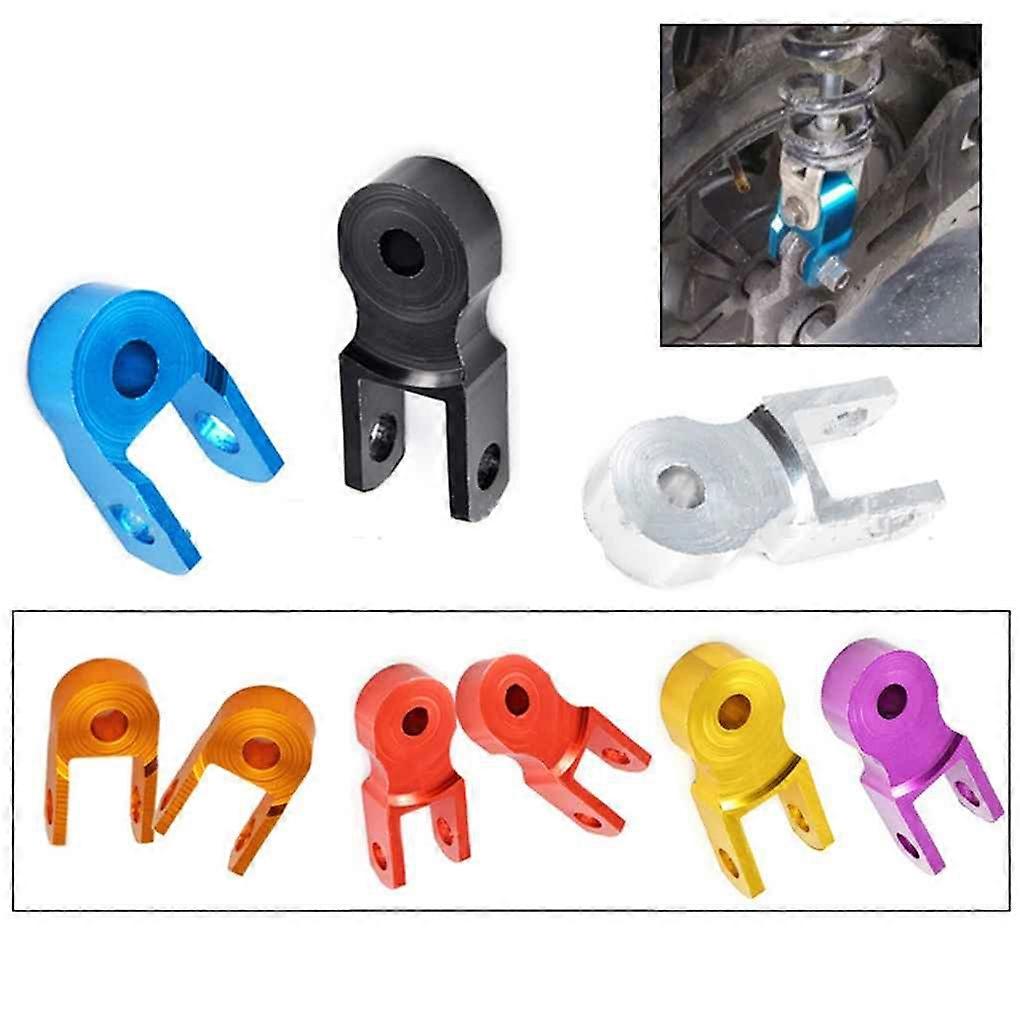 2pcs Universal Motorcycle Alloy Shock Absorber Thicken Pad Height Extension Extender Riser