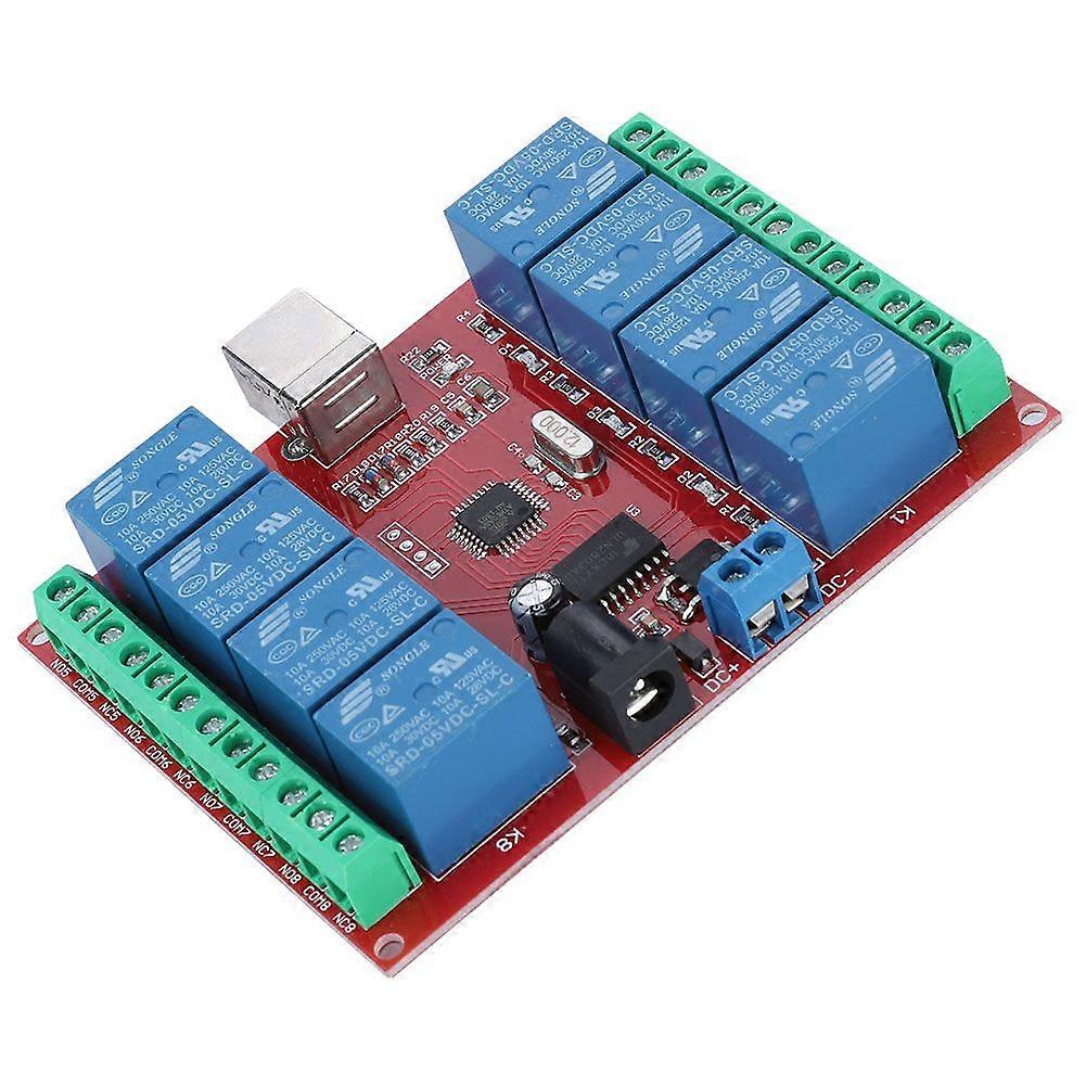 8-channel 5V Computer USB Intelligent Control Switch Relay Module Free driver