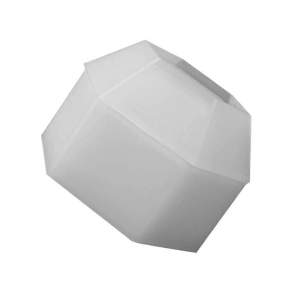 Silicone Mold for Resin Hexagonal Diy Craft Making White High Transparency for 1Pc