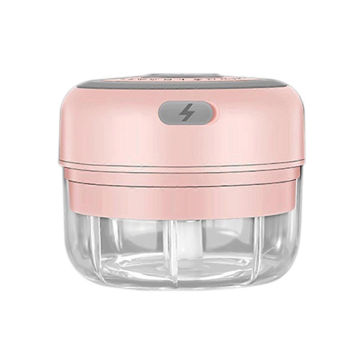 Electric Garlic Masher Mini Chopper Ginger Masher Machine Pink