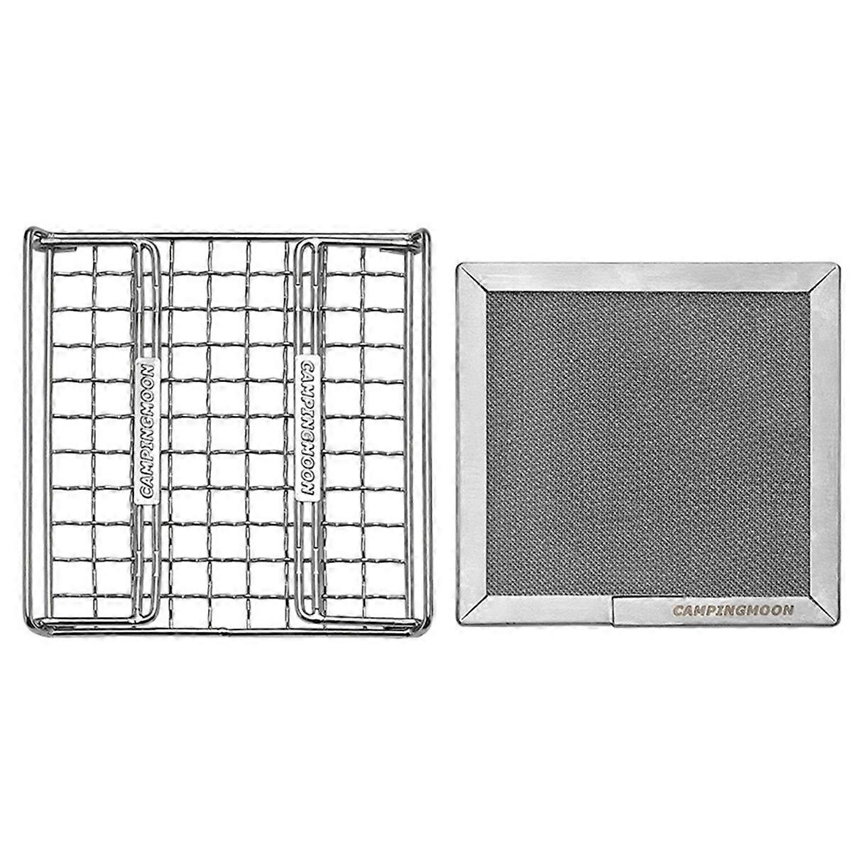  Camping Baking Net Foldable Furnace Grill Rack L
