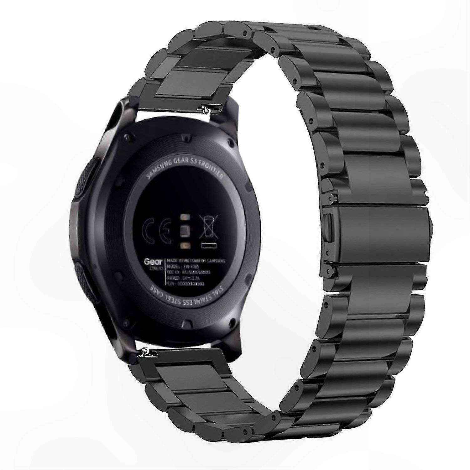 Titanium Alloy Beaded Strap for Smartwatches - 24mm Width