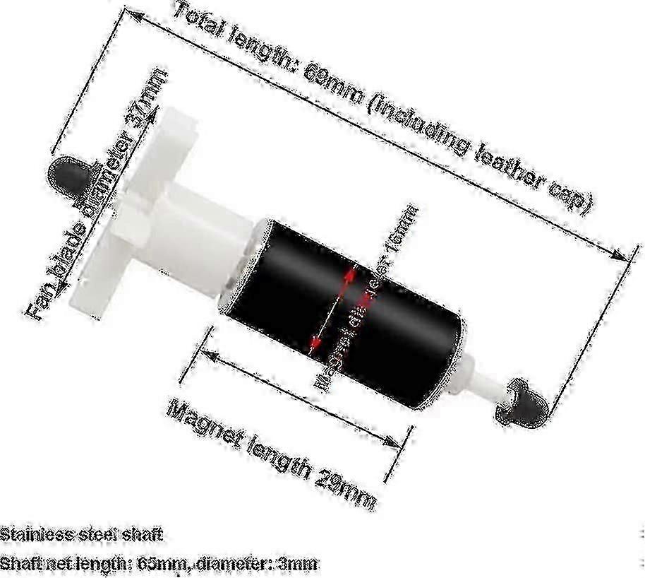 Lay Z Spa Hot Tub Pump Impeller Rotor Replacement Part for Fixing E02 Error 69mm Size