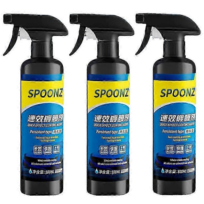 Car Coating Spray Quick Effect Coating Spray 500ml Coating Agent Spray High Protection Quick Car Scratch Remover For Vehicles