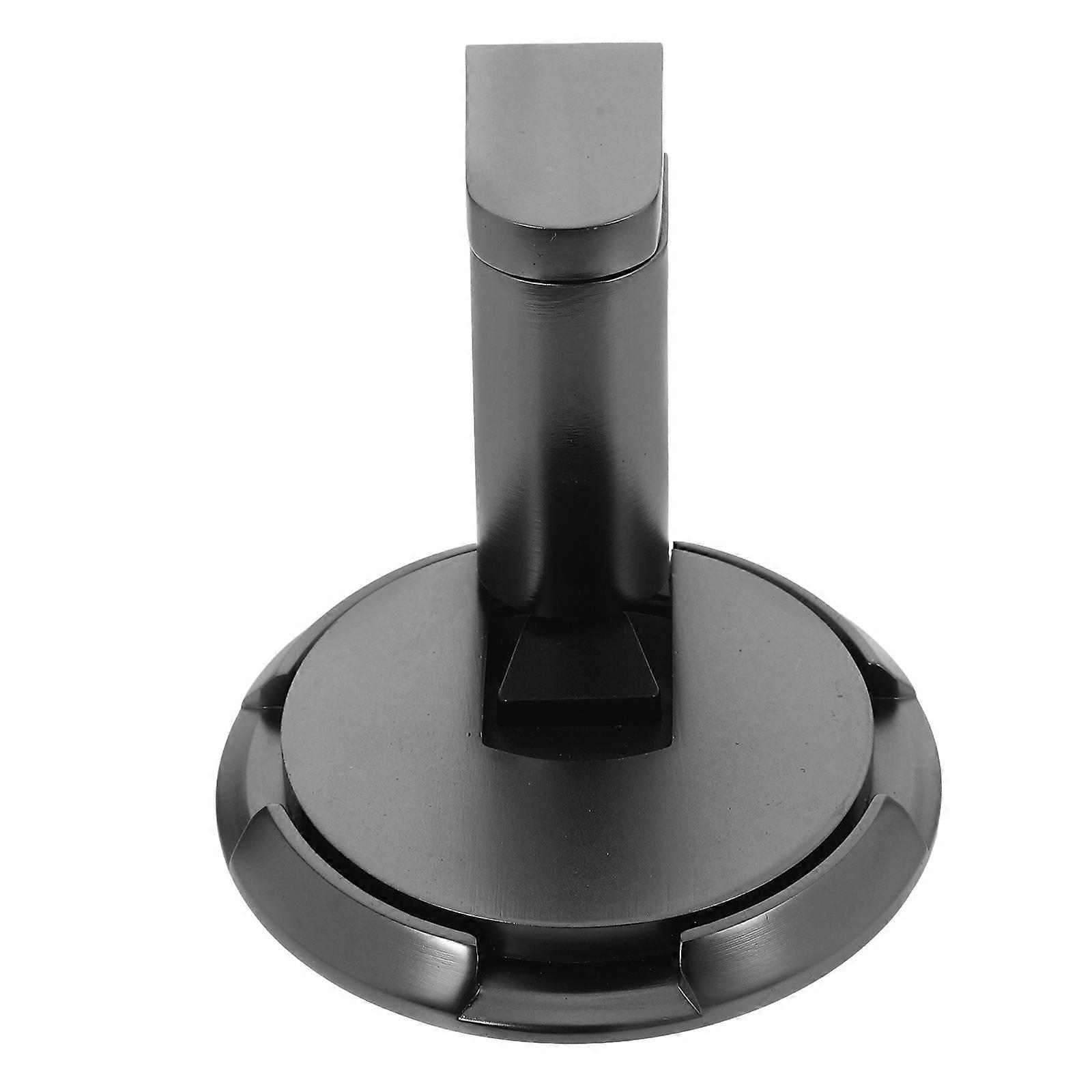2Pcs Door Stop Windproof Mechanical Stopper for Home Use Dark Grey