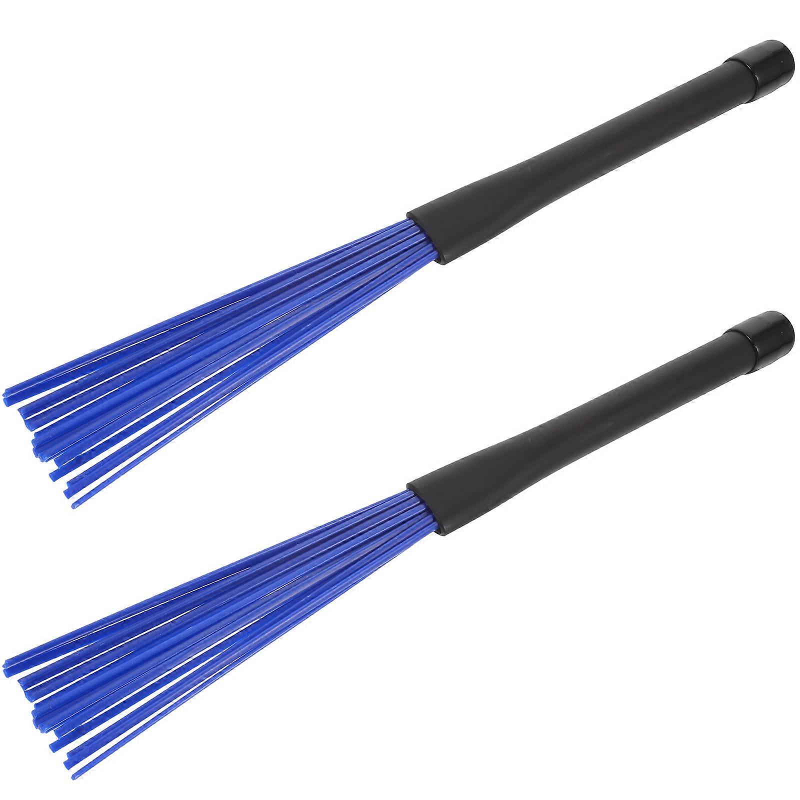 Nylon Wire Drum Brush for Drum Use 3Pairs with Storage Bag Included