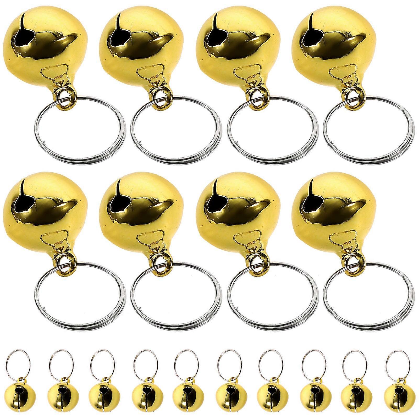 96Pcs Christmas Tree Bells Golden Bells for Hanging Multi-Functional