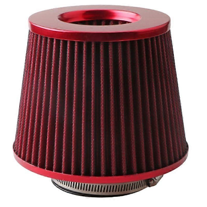 Replacement Filter Air Filter 76 Mm Mushroom Head Exhaust Filter Intake Filter Universal Car Supplies Red