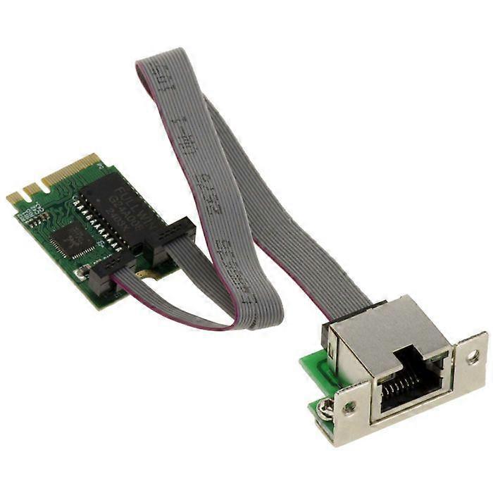 Carte réseau KALEA-INFORMATIQUE M2 E A Key avec un port Ethernet RJ45 Gigabit LAN, chipset REALTEK 8111