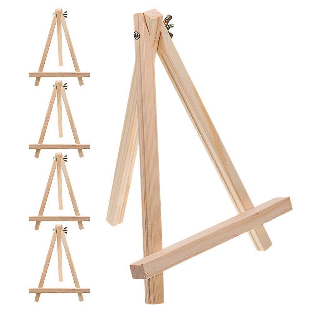 Small Easels 10 Pcs Multi Colored Wooden Display Racks For Indoor And Outdoor Events Durable Supports For Painting Classes