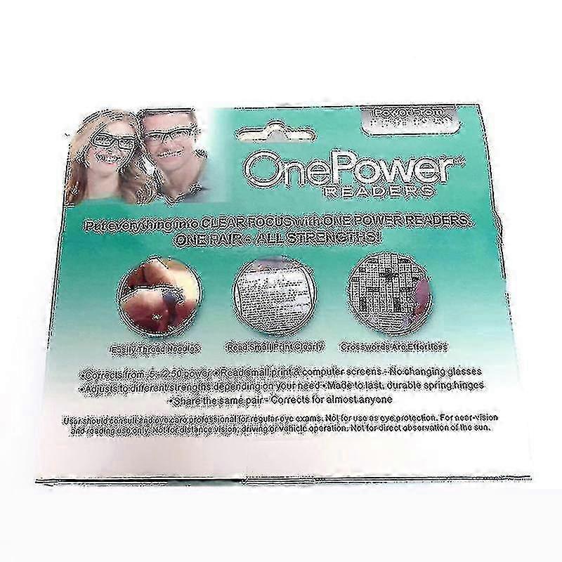 One Power Readers Auto Adjusting Bifocal Reading Glasses Mulifocal +50 To +250 Elsa 2025