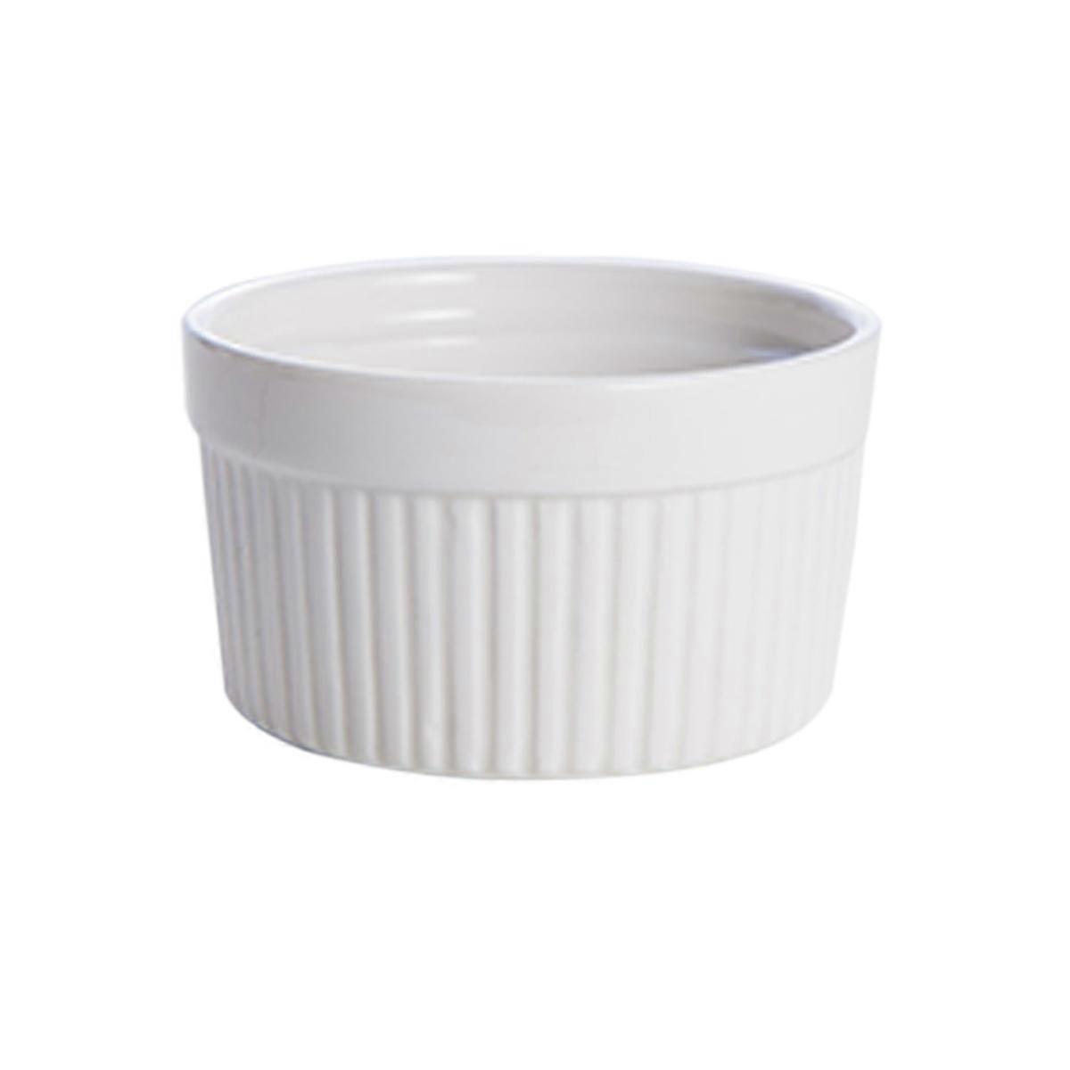 Ceramic Non-Stick Cake Mold Tray for Baking 8Pcs Heat Resistant White