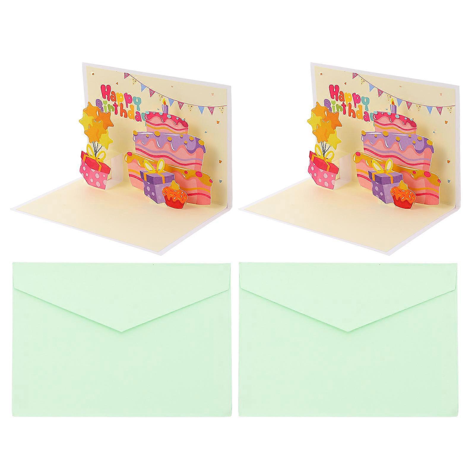 Folding Birthday For Special Occasions Featuring Rectangular Shape Crafted For Expressing Sentiments 10 Pcs
