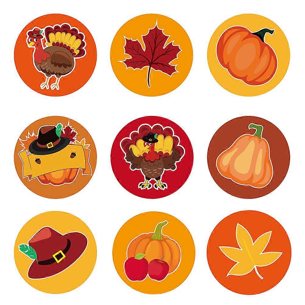 Thanksgiving Theme Envelope Stickers for Adornment 6Sets