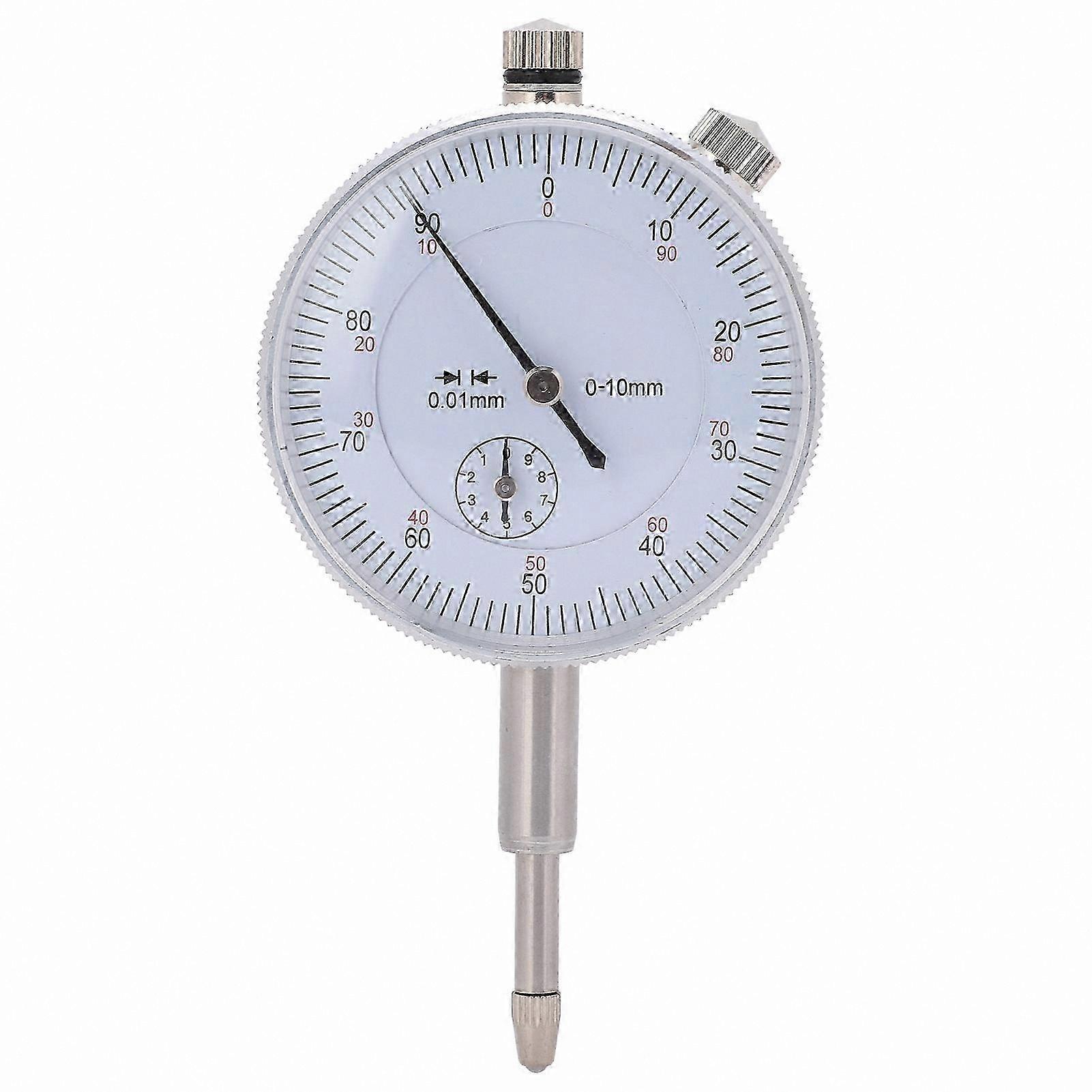 Precision Dial Indicator with Aluminum Case, High Accuracy Pointer for Inner Diameter and Depth Measurement Gauge Tool