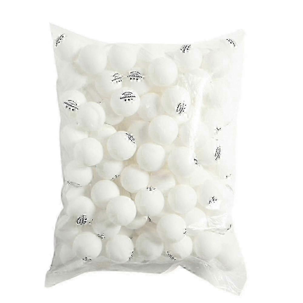 Table Tennis Ball Set of 3-Star Standard Size Balls: 40+ Bulk Balls for Game Matches in White