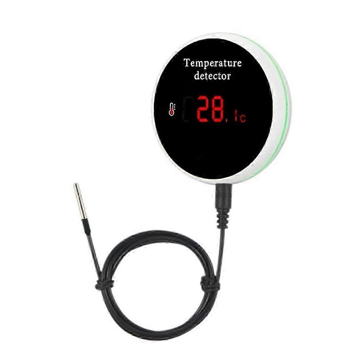 Tuya WiFi Temperatursensor Externe Sonde Fernmonitor Alarm Innenthermometer Detektor Smart Life APP AU Stecker