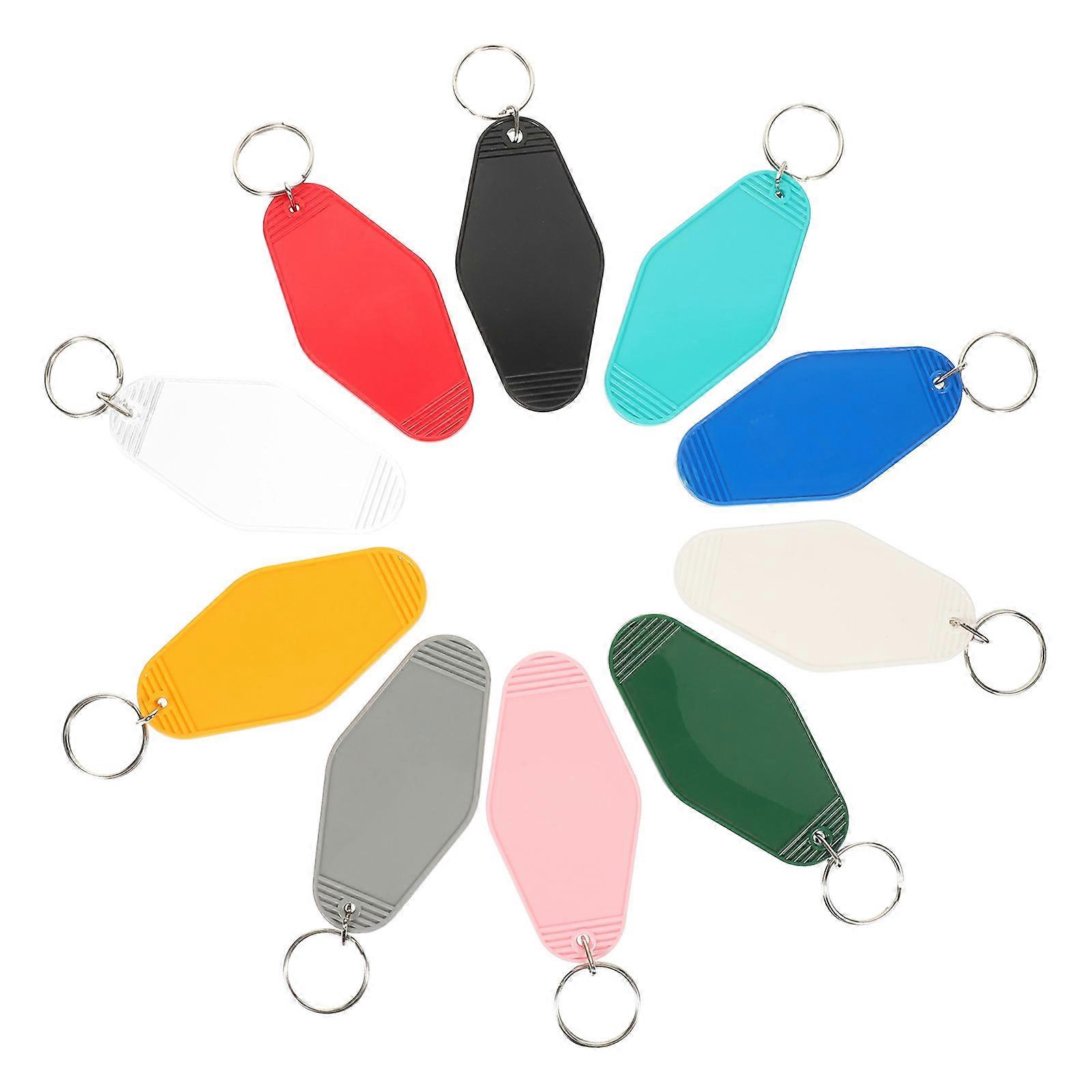 Luggage Tag Plastic Key Labels for Identification with 40Pcs Pack