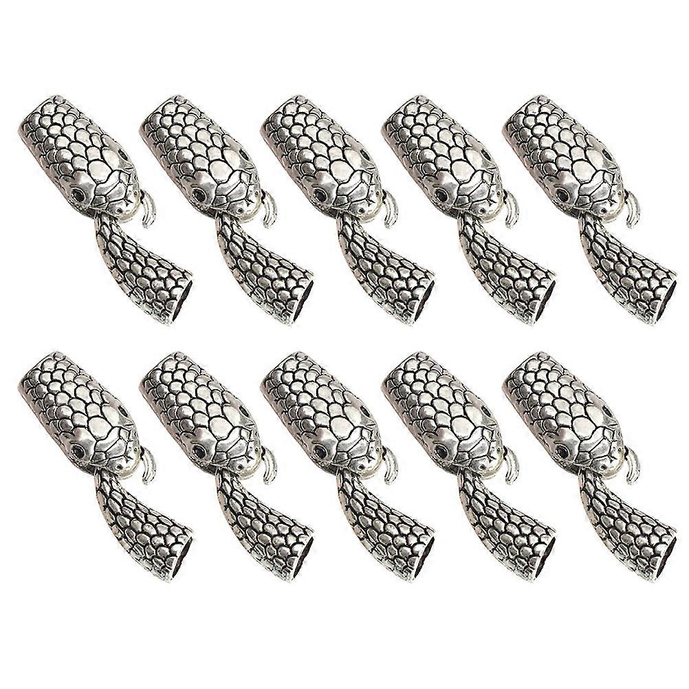 Snake Head Bracelet Toggle Clasps for Jewelry Making Alloy Findings 20Pairs