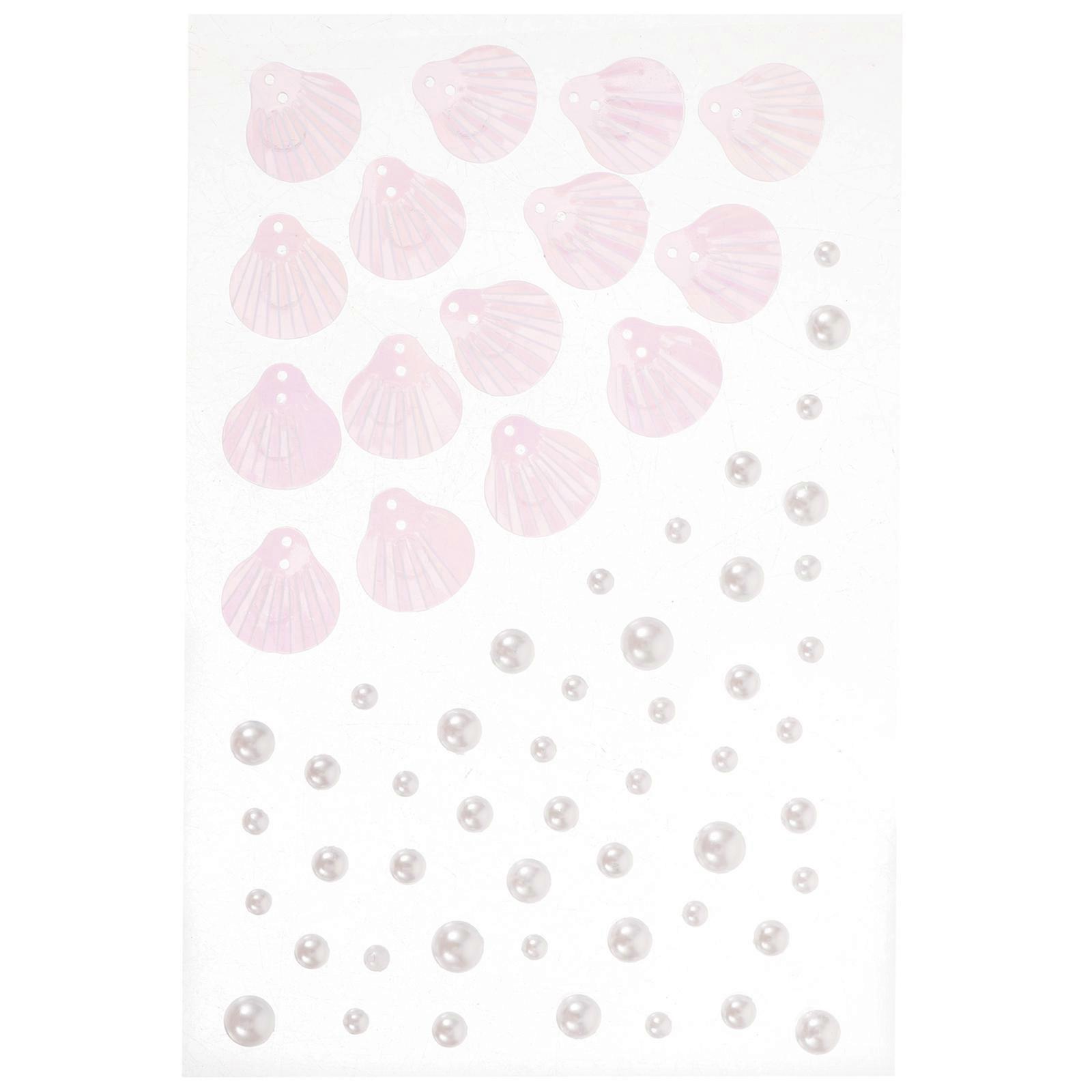 Makeup Face Jewels Self Adhesive for Decor 2 Sheets Assorted Color